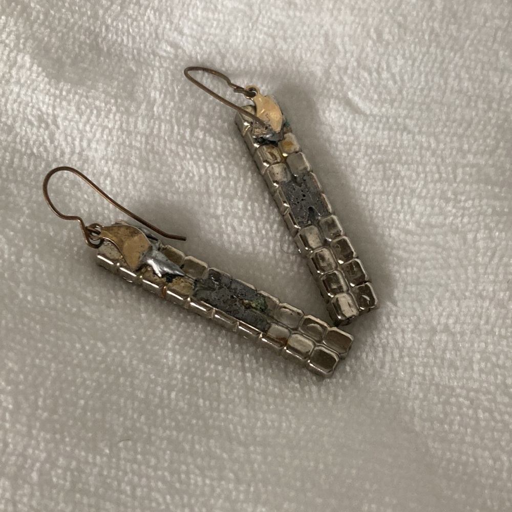 Artisan Crystal Dangle Earrings - image 5